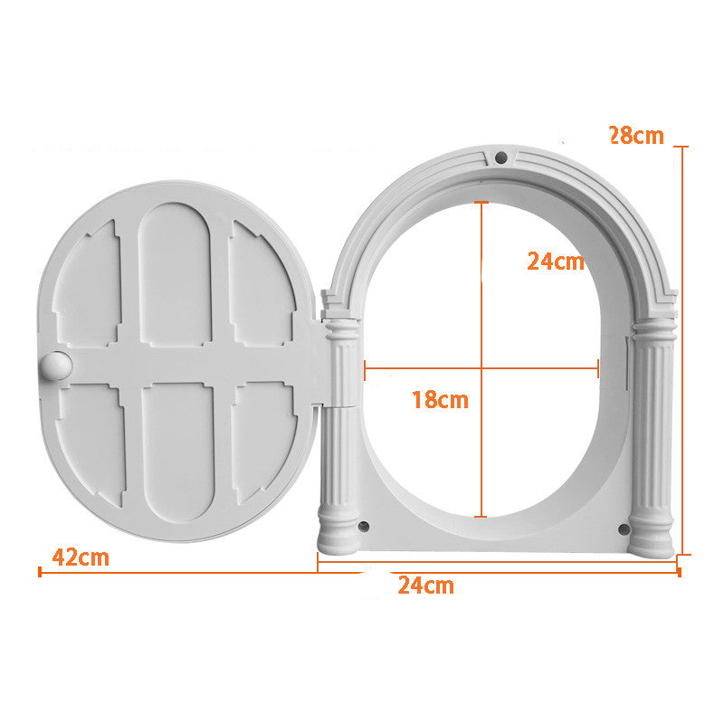 Adjustable Cat & Dog Door – Easy Install Pet Door