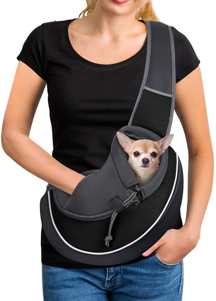 Outdoor Crossbody Pet Carrier Bag