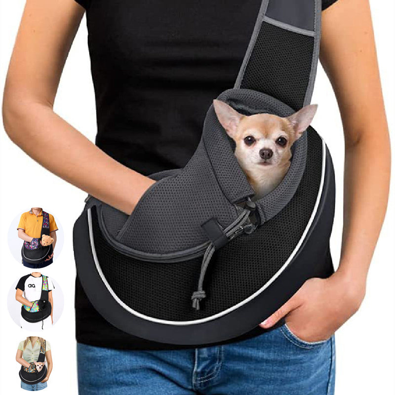 Outdoor Crossbody Pet Carrier Bag