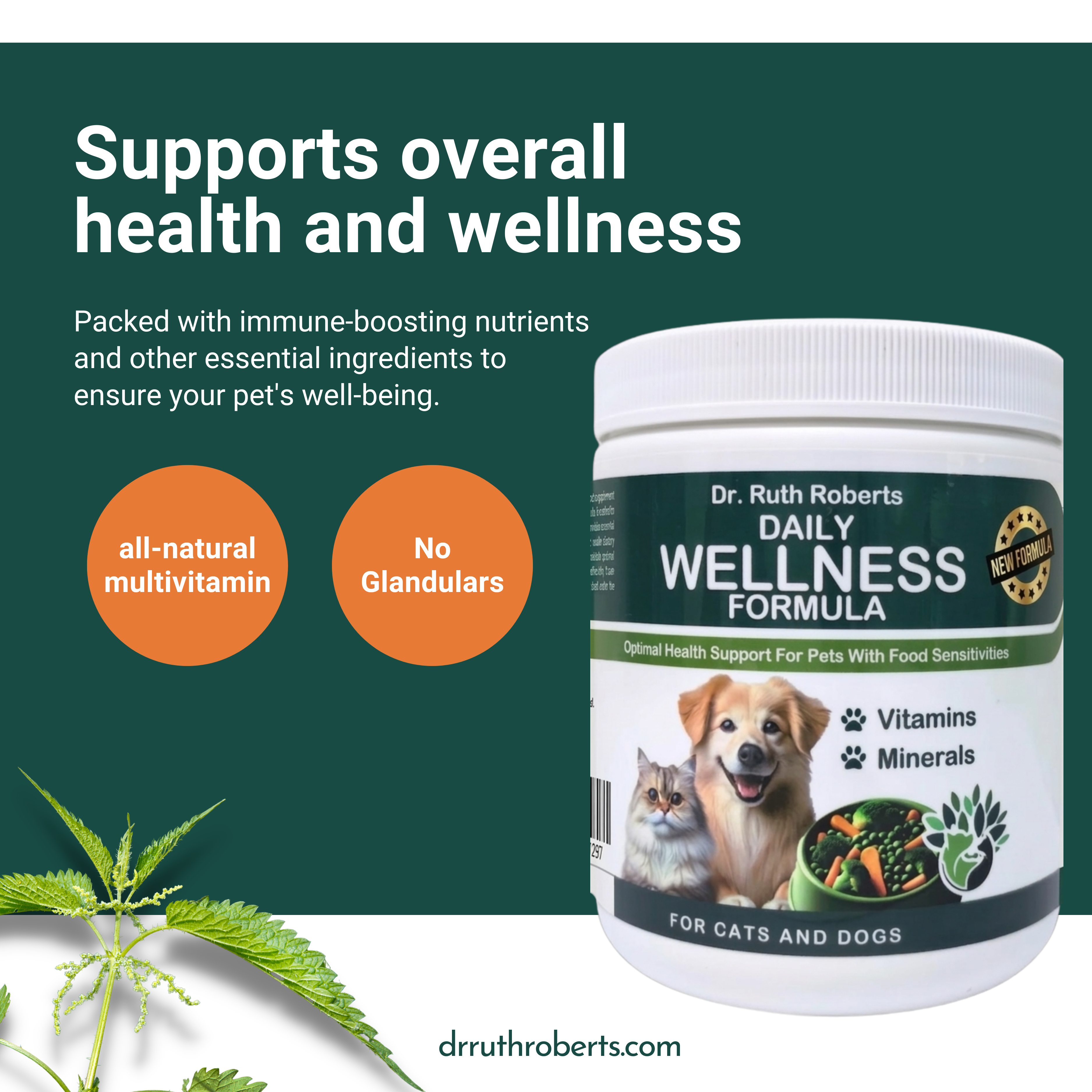 Pet's Daily Wellness Formula - For Pets With Pork/Beef Allergy