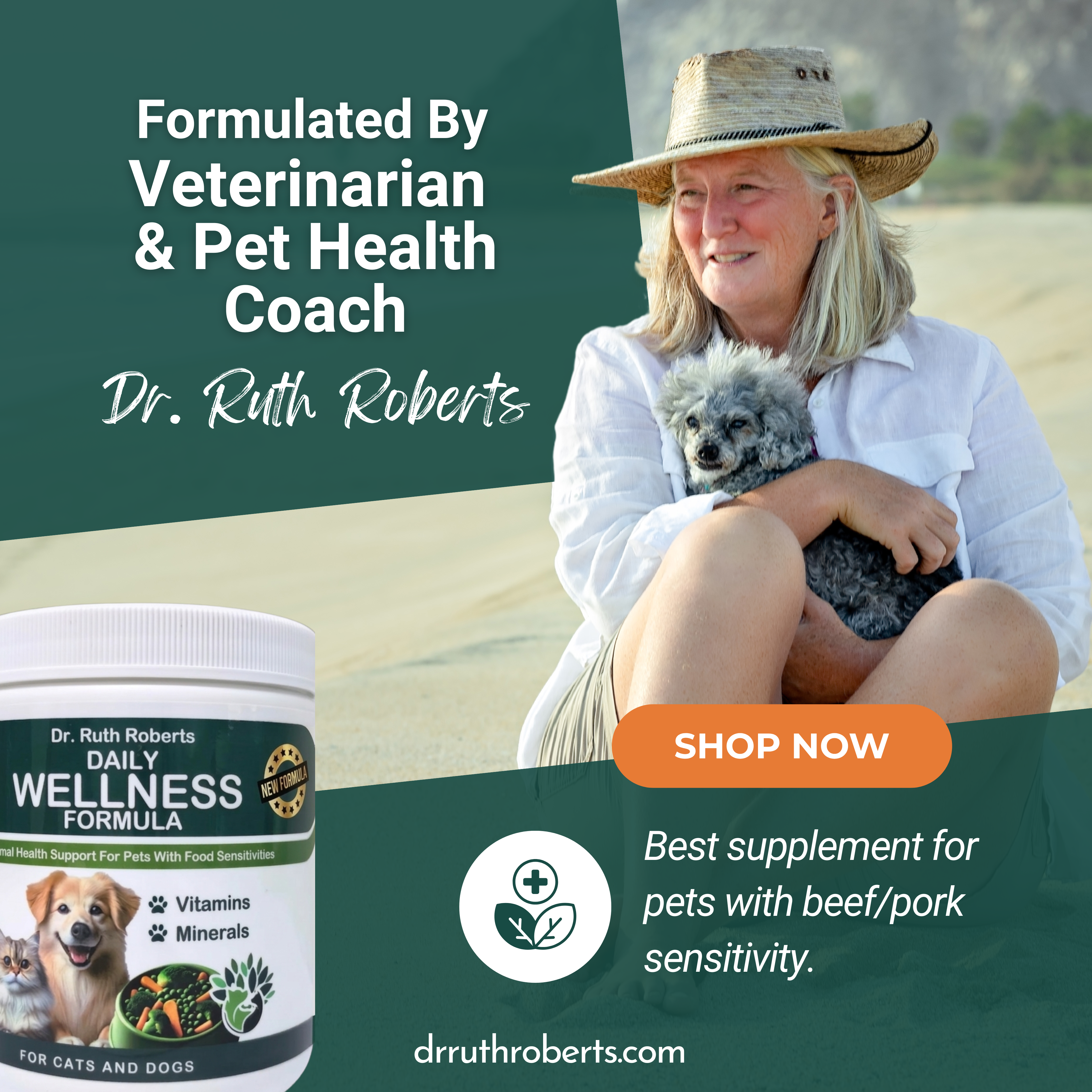 Pet's Daily Wellness Formula - For Pets With Pork/Beef Allergy