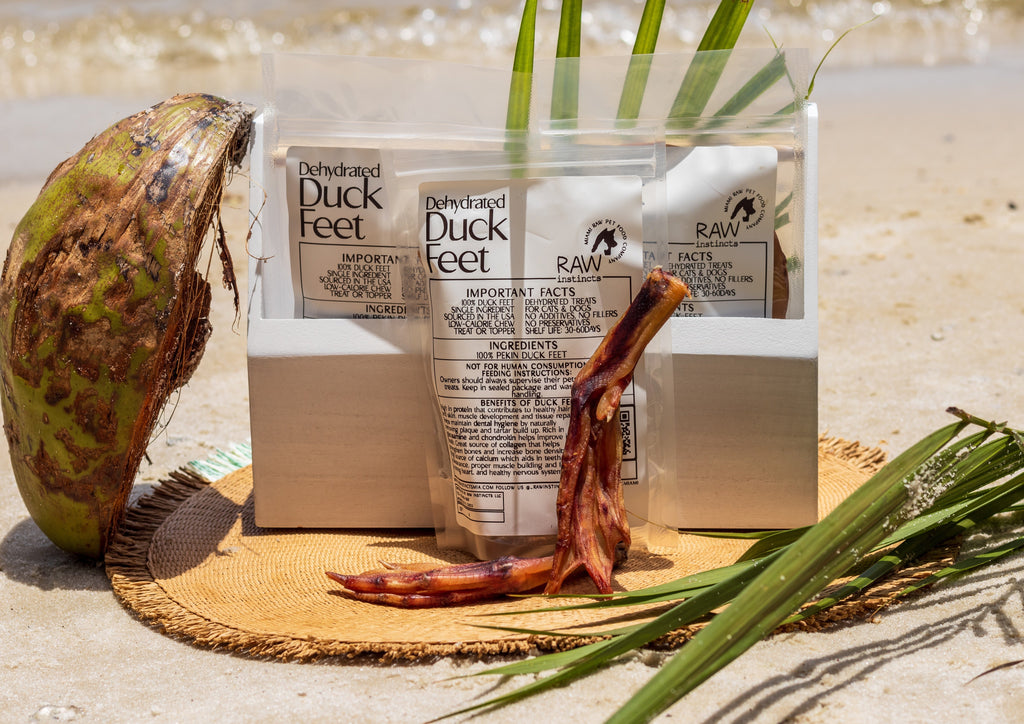 Raw Instincts Dehydrated Duck Feet for Dogs & Cats