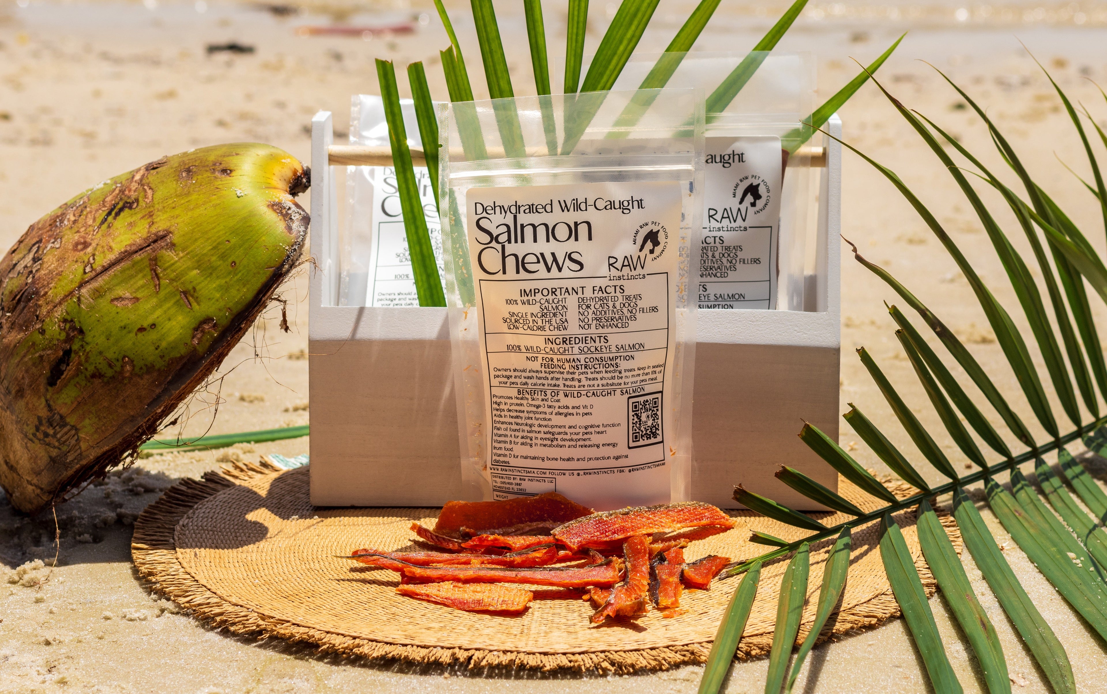 Wild-Caught Salmon Chews – 2oz | Raw Instincts