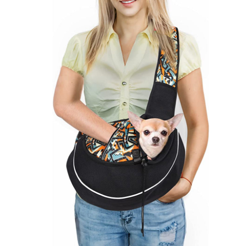 Outdoor Crossbody Pet Carrier Bag