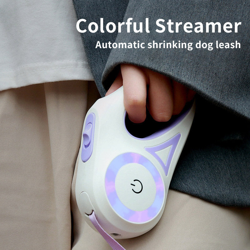 Retractable Dog Leash & Collar Set for Small to Medium Dogs
