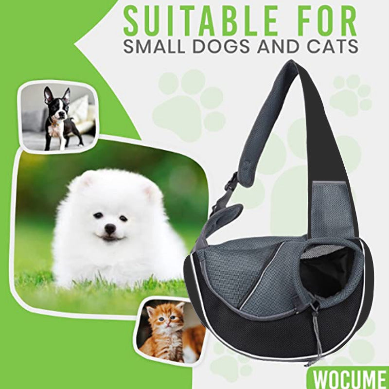 Outdoor Crossbody Pet Carrier Bag