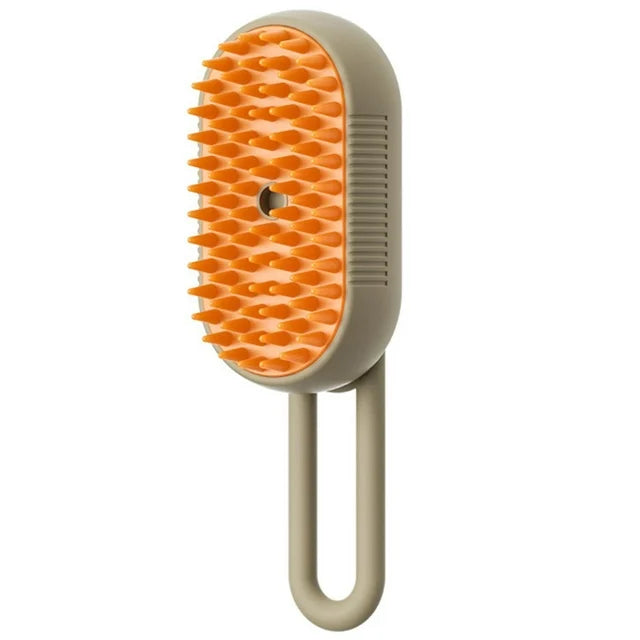 3-in-1 Electric Steam Pet Brush – Grooming & Massage