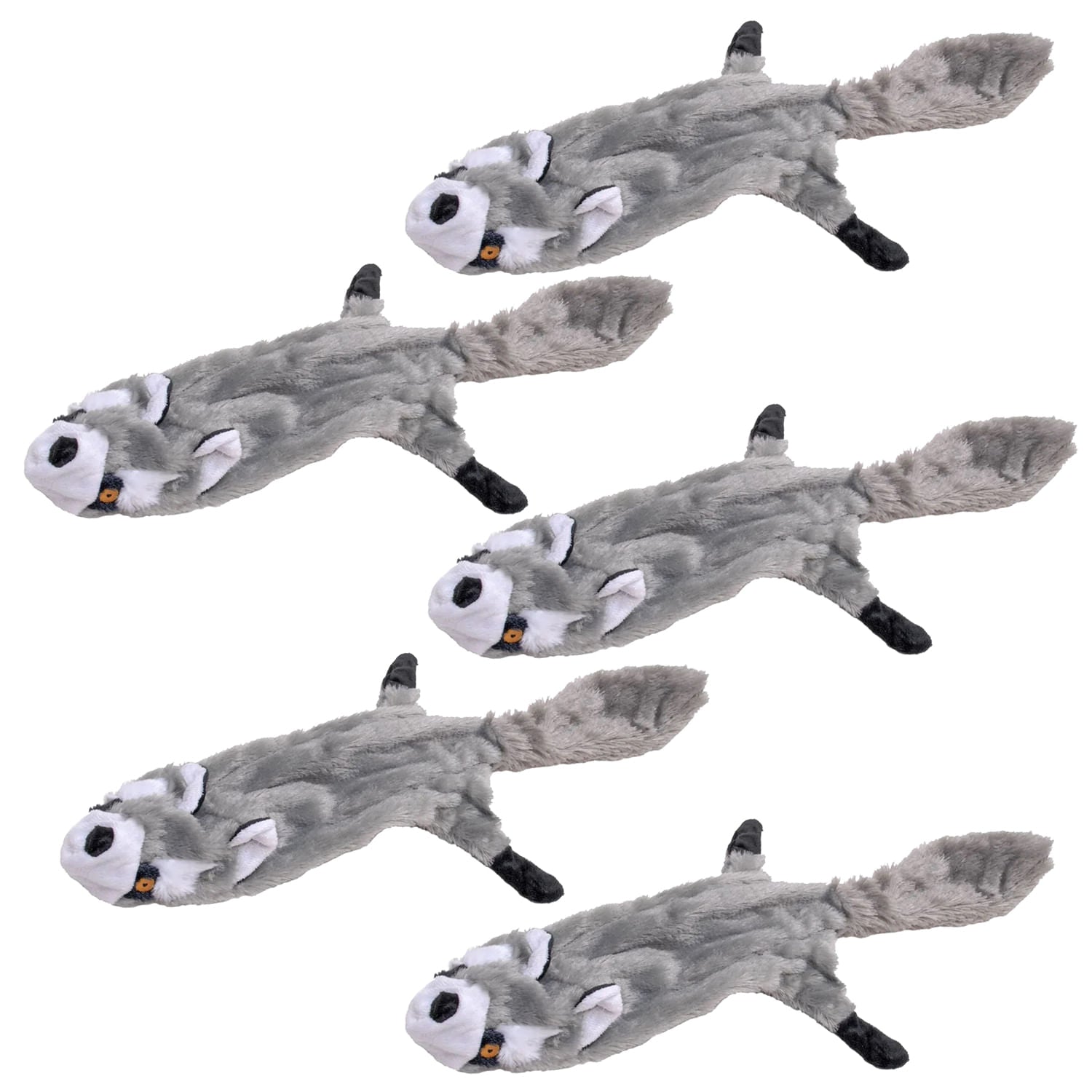 Jeffers Thinnies Unstuffed Plush Dog Toys, 21"L